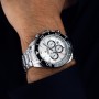 OROLOGIO FESTINA F20575/1 BIANCO CON CINTURINO IN ACCIAIO, UOMO