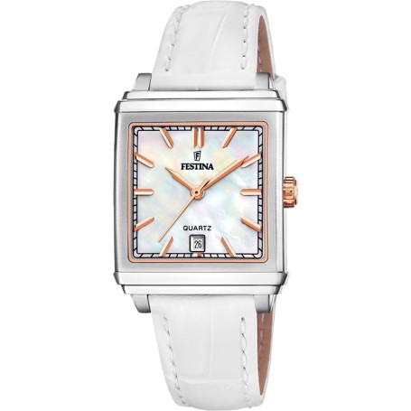 OROLOGIO FESTINA F20682/1 BEIGE CINTURINO IN PELLE, DONNA