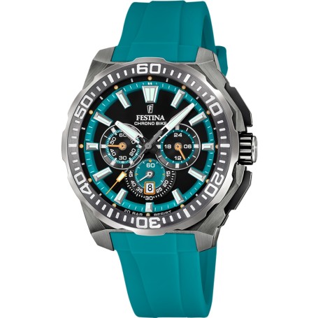 OROLOGIO DA UOMO FESTINA CHRONO BIKE F20725/6 BLU CINTURINO IN GOMMA