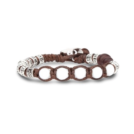 Tamashii Bracciale Agata Bianca Multisfaccettata