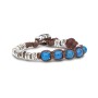 Tamashii Bracciale Agata Blu Multisfaccettata