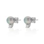 Orecchini in argento con perle