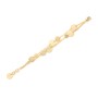 Bracciale con medagliette dorato