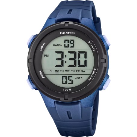 OROLOGIO CALYPSO SPLASH COLOR K5837/3 CINTURINO IN GOMMA NERA, UOMO