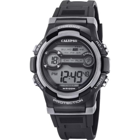 OROLOGIO CALYPSO K5808/4 DIGITALE CINTURINO GOMMA, BAMBINI