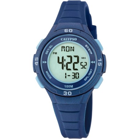 OROLOGIO CALYPSO JUNIOR COLLECTION K5830/5 NERO CINGHIA GOMMA, BAMBINI