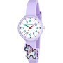 OROLOGIO CALYPSO K5844/4 VIOLA CINGHIA GOMMA, DONNA