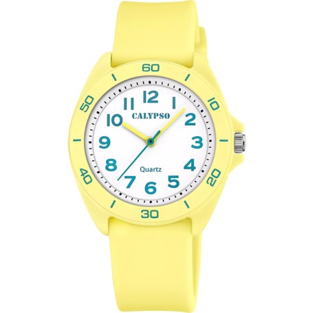 OROLOGIO CALYPSO JUNIOR COLLECTION K5833/1 BLANCO CINGHIA GOMMA, BAMBINI