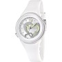 OROLOGIO CALYPSO TRENDY K5576/1 ARGENTO CINTURINO GOMMA, DONNA
