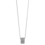 Collana in argento rodiato Chicco