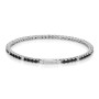 Bracciale Tennis pietre nere e bianche
