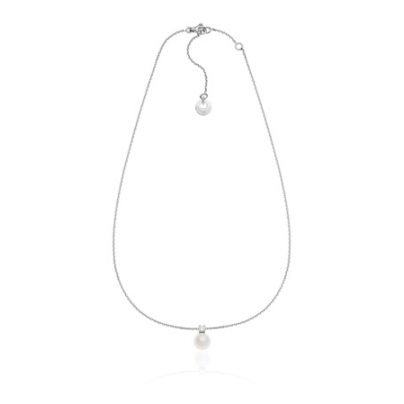 Collana in argento con perla