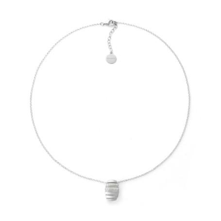 Collana in argento e zirconi