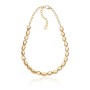 Collana in argento dorato Boule