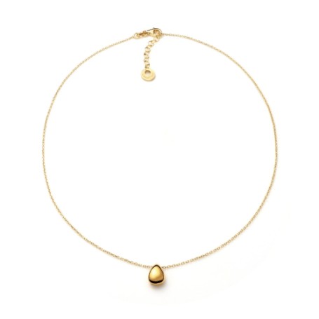 Collana Boule a goccia in argento dorato