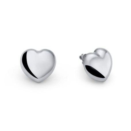 Orecchini in argento con cuore