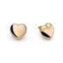 Orecchini in argento dorato con cuore
