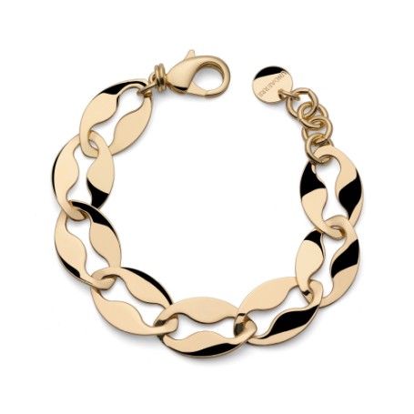 Bracciale maglia marina dorato