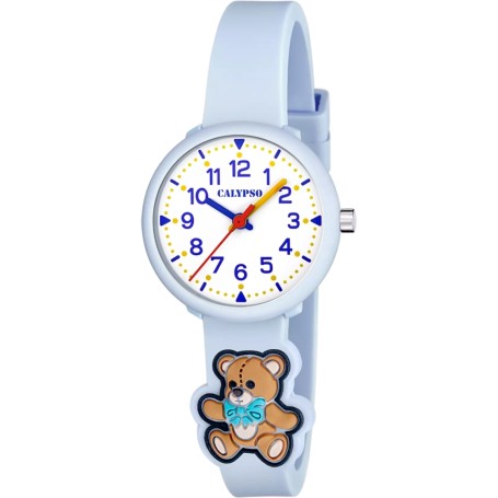 OROLOGIO CALYPSO K5844/6 AZZURO CINGHIA GOMMA, DONNA