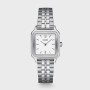 Gracieuse Petite Watch Steel, White, Silver Colour