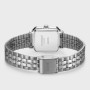 Gracieuse Petite Watch Steel, White, Silver Colour