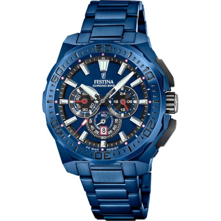 OROLOGIO DA UOMO FESTINA CHRONO BIKE EDIZIONE SPECIALE F20729/1 BLU CINTURINO IN ACCIAIO