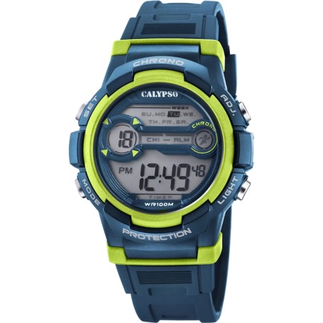 OROLOGIO CALYPSO K5808/3 DIGITALE CINTURINO GOMMA, BAMBINI