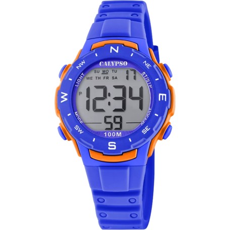 OROLOGIO CALYPSO K5801/3 DIGITALE CINTURINO GOMMA, BAMBINI