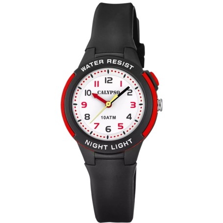 OROLOGIO CALYPSO SWEET TIME K6069/6 BIANCO CINTURINO GOMMA, BAMBINI