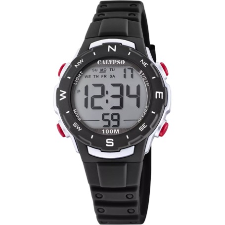 OROLOGIO CALYPSO K5801/6 DIGITALE CINTURINO GOMMA, BAMBINI
