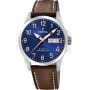 OROLOGIO FESTINA CLASSICS F20358/B CON CINTURINO IN PELLE BLU, UOMO.