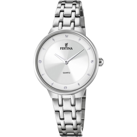 OROLOGIO FESTINA F20600/1 ARGENTO CON CINTURINO IN ACCIAIO, DONNA