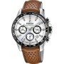 OROLOGIO FESTINA F20561/1 ARGENTO CON CINTURINO IN PELLE, UOMO