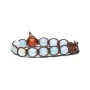 Tamashii Bracciale Agata Blu Chiaro Striata