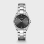 Féroce Petite Watch Steel, Dark Grey, Silver Colour