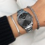Féroce Petite Watch Steel, Dark Grey, Silver Colour