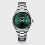Anthéor Watch Steel Green, Silver Colour