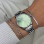 Féroce Petite Watch Steel Green, Silver Colour