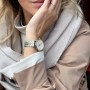 Minuit Date Watch Steel, Coconut Milk, Two-Tone