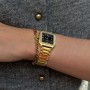 Gracieuse Watch Steel, Black, Gold Colour