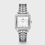 Gracieuse Watch Steel, White, Silver Colour