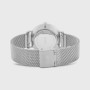 Minuit Watch Mesh, Black, Silver Colour