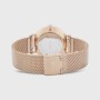 Minuit Watch Mesh, Black, Rose Gold Colour