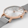Minuit Watch Mesh, Rose Gold Colour, Two-Tone
