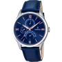 OROLOGIO FESTINA RETRO F16823/3 BLU CINTURINO IN PELLE, UOMO