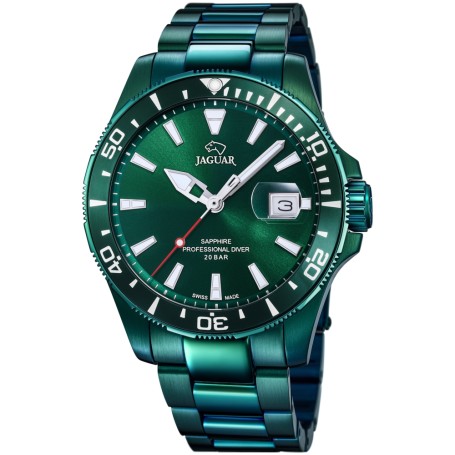 OROLOGIO DA UOMO JAGUAR PRO DIVER VERDE J988/1
