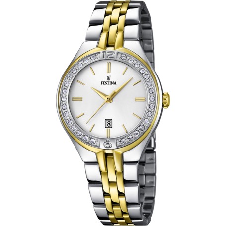 OROLOGIO FESTINA MADEMOISELLE F16868/1 ARGENTO CON CINTURINO IN ACCIAIO, DONNA