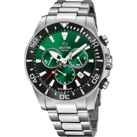 OROLOGIO DA UOMO JAGUAR EXECUTIVE PIONNIER NERO E VERDE J861/9