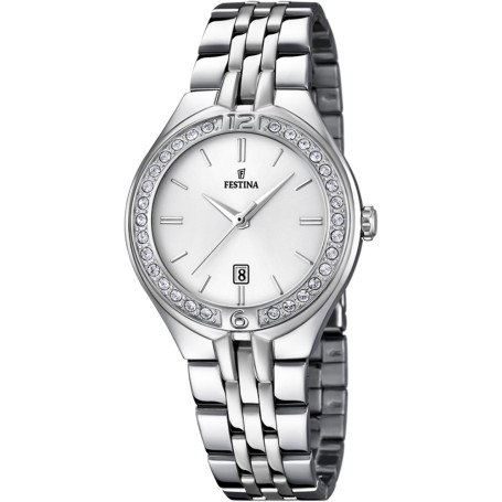 OROLOGIO FESTINA MADEMOISELLE F16867/1 ARGENTO CON CINTURINO IN ACCIAIO, DONNA
